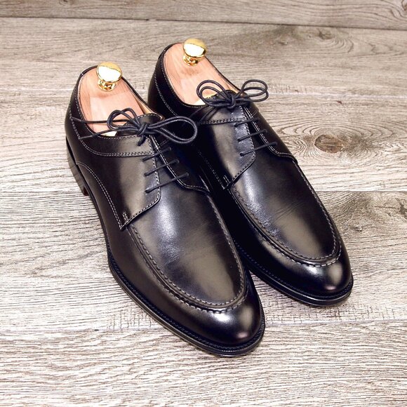 *NIB* $475 Nordstrom ZELLI Italia 9 M Verona Italian Derby Black * add $15 Trees main image 5